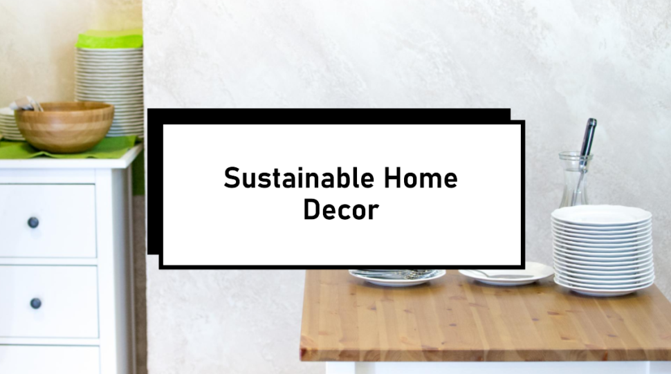 Eco-Friendly Home Decor: Sustainable and Stylish Choices